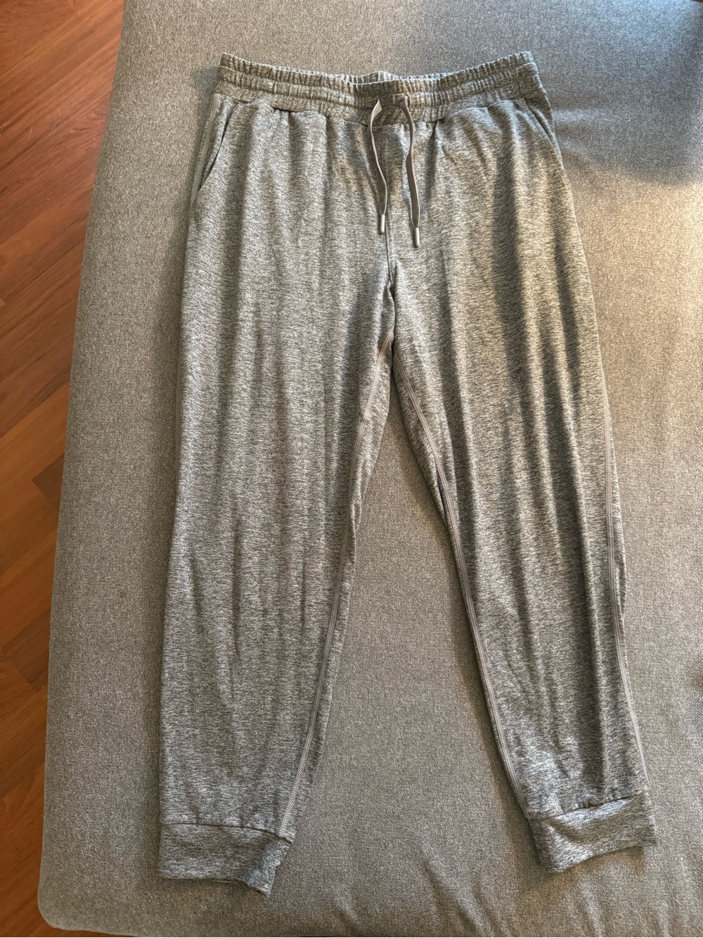 Womens Gray Heather Jogger Pants - Comfortable Everyday Wear